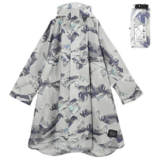 KiU 第二代 標準成人有袖斗篷雨衣 內側TPU防水膜 耐水壓20000mm H2O 404-520