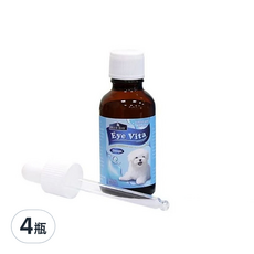 BLUE BAY 倍力 亮眼淚腺口服液, 高濃縮游離型葉黃素 犬貓適用, 30ml, 維護眼睛健康, 4瓶