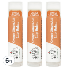 earth mama 護唇膏, 椰子香草味, 6支, 4ml