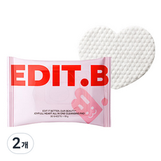 에딧비 조이풀 하트 올인원 클렌징 패드, 2개, 30매입