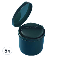 DeepTalk 水潤粉底液日常氣墊粉撲 7入 DT0776, 5個, 水滴形綠