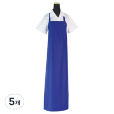 A&G 聚氨酯 H型圍裙 大, 霧面藍色, 5個