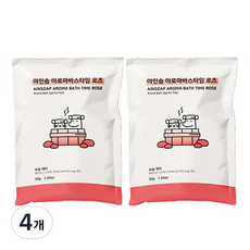 아인솝 반려동물 아로마 바스타임 로즈, 30g, 1개입, 4개