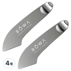 BOWA 雙向貼合美妝刮刀, 4個, 混色