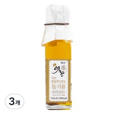 Yetgan 韓國產紫蘇籽油, 3個, 120ml