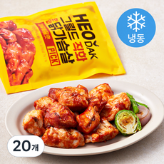 허닭 PICK 그릴드 직화 한입 닭가슴살 제육볶음맛 (냉동), 100g, 1개입, 20개
