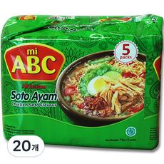 미에이비씨 인스턴트 카리아얌 치킨커리향 75g, 20개
