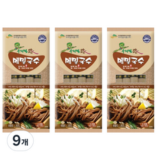 우리밀로 메밀국수, 400g, 9개