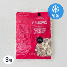 글로벌냉동식품 중국산 표고버섯 다이스 (냉동), 3개, 1kg