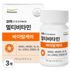 Pulmuone 圃美多 Perfect 綜合維他命 活力保健 21g, 3個, 30錠