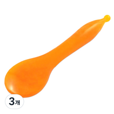 生命點刮痧指壓按摩器, 3個, 橙色（抹刀）