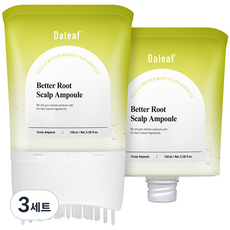 달리프 베러 루트 탈모 브러쉬 스칼프 두피앰플 100ml + 리필 100ml 세트, 3세트
