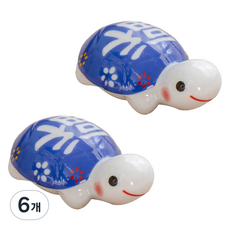 福龜筷架 3號, 6個, 混合色