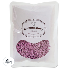 쿠킹스토리 포도쿠키 크런치, 500g, 4개