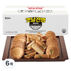 Kkuliguma 古早味綜合煎餅組, 1kg, 6盒