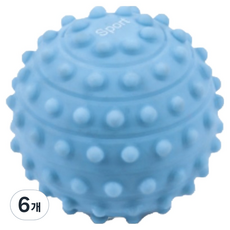 리와일딩 바이오 요가 마시지볼 50 x 50 x 50 mm, 6개, 페어민트