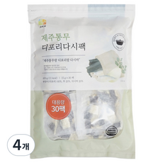 석하 제주통무 디포리다시팩 30p, 450g, 4개