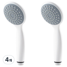 COBRA ABC샤워헤드, 백색, 4개