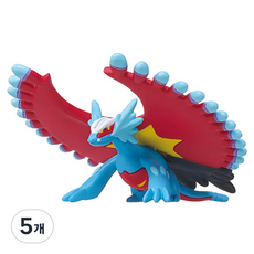 ACADEMY HOBBY MODEL KITS 寶可夢收藏系列 振翼髮 寶可夢 Moncolle 公仔 100mm S23091, 5個