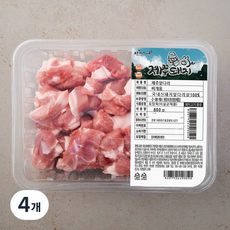 파머스팩 제주 돼지 미박앞다리 찌개용 (냉장), 800g, 4개