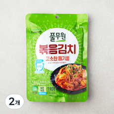 풀무원 들기름 볶음김치, 190g, 2개