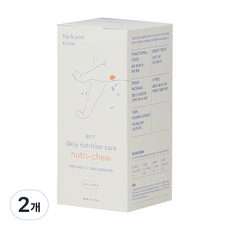 아르르 반려동물 뉴트리 츄 영양제, 뼈/관절강화, 150g, 2개