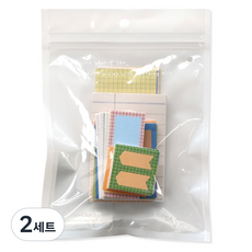 Monolike 訊息標籤貼紙包 51款 x 2張 組合, 混合顏色, 2套