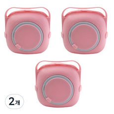 바이두루 반려동물 강아지 샤워 브러쉬, 핑크, 2개, 3개입