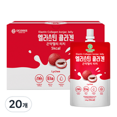 荔枝口味膠原蛋白果凍飲 10包, 1.2kg, 2盒