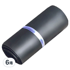 物流寄件破壞袋 黑色 100入, 17 x 30cm, 6捲