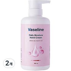 바세린 데일리 모이스처 핸드크림, 500ml, 2개