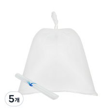 킹스봉 비포 비닐 봉투 투명 중 55 x 73 cm 100p, 5개
