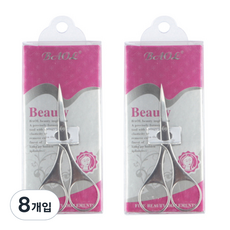 BAOL 커브 큐티클가위 I-0633, 8개입