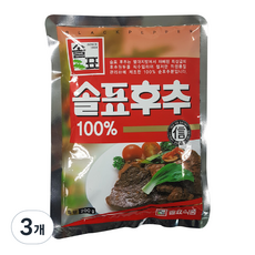 SOLPYO 胡椒粉, 200g, 3包