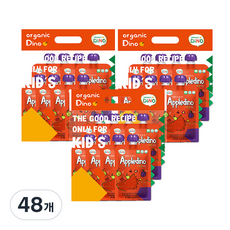 ORGANIC DiNO Appledino蘋果李子檸檬汁, 100ml, 48個