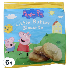 페파피그 리틀 버터 비스킷, 100g, 6개, 버터맛