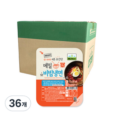 칠갑농산 메밀비빔냉면, 122g, 36개