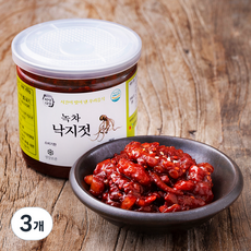 자연다감 녹차 낙지젓, 400g, 3개