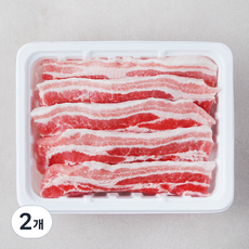 푸드랩플러스 캐나다산 삼겹살 구이용 (냉장), 2개, 1kg