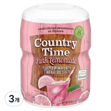 COUNTRY TIME 粉紅檸檬水沖泡粉, 1入, 3個, 538g
