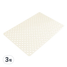 비제스코 다용도 발바닥 지압 매트 VIV-B7 75 x 43 cm, 화이트, 3개