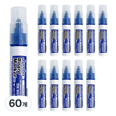 MUNGYO 大容量白板筆, 60個, 藍色