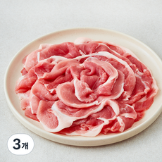 곰곰 무항생제 앞다리살 불고기용 (냉장), 3개, 500g