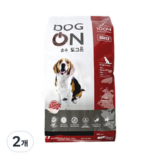팜스코 전연령 도그온 건식사료, 오리, 20kg, 2개