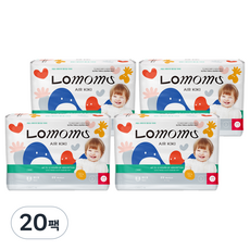 Lomoms 樂媽適 Air Kiki 黏貼型嬰兒紙尿褲, 640張, 中型(M)