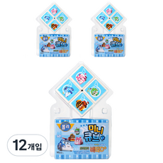 Robocar Poli Toy Multi-Vita D+ Mini Cube Candy 10p, 桃味兒, 12件
