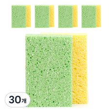 이지웰 펄프양 면 수세미 랜덤발송, 30개, 1개입