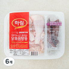 하림 매콤마늘소스가 들어있는 닭볶음탕용 닭고기 (냉장), 6개, 750g