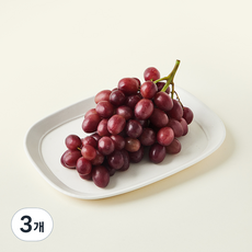 선뷰 미국산 씨없는 스파클 루비적포도, 490g, 3개