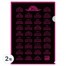 TAMIYA 田宮 FC M4WD 透明文件夾 A4 230 x 310 x 1 mm 67545, 2個, 混色